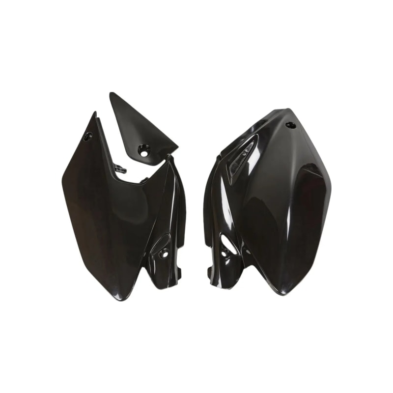 Komplet plastikowych osłon bocznych tylnych UFO Honda CRF 250X czarny