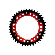 Zębatka tył duraluminiowa Supersprox Stealth RST-1306:42 42z rozmiar 530 czerwony