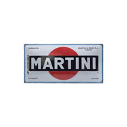 Plakat blaszany 25x50cm Martini Logo White