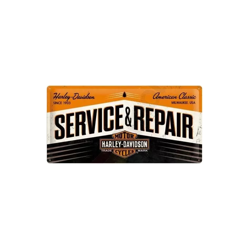 Plakat blaszany 25x50cm Service&Repair