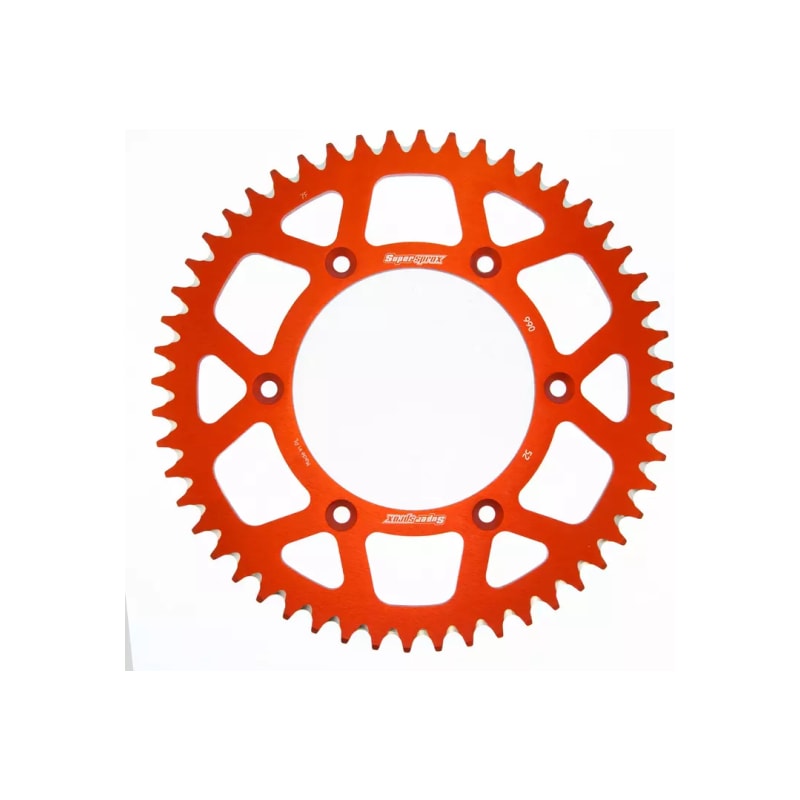 Zębatka tył aluminiowa Supersprox RAL-990:47 47z rozmiar 520 pomarańczowy (JTR897.47)