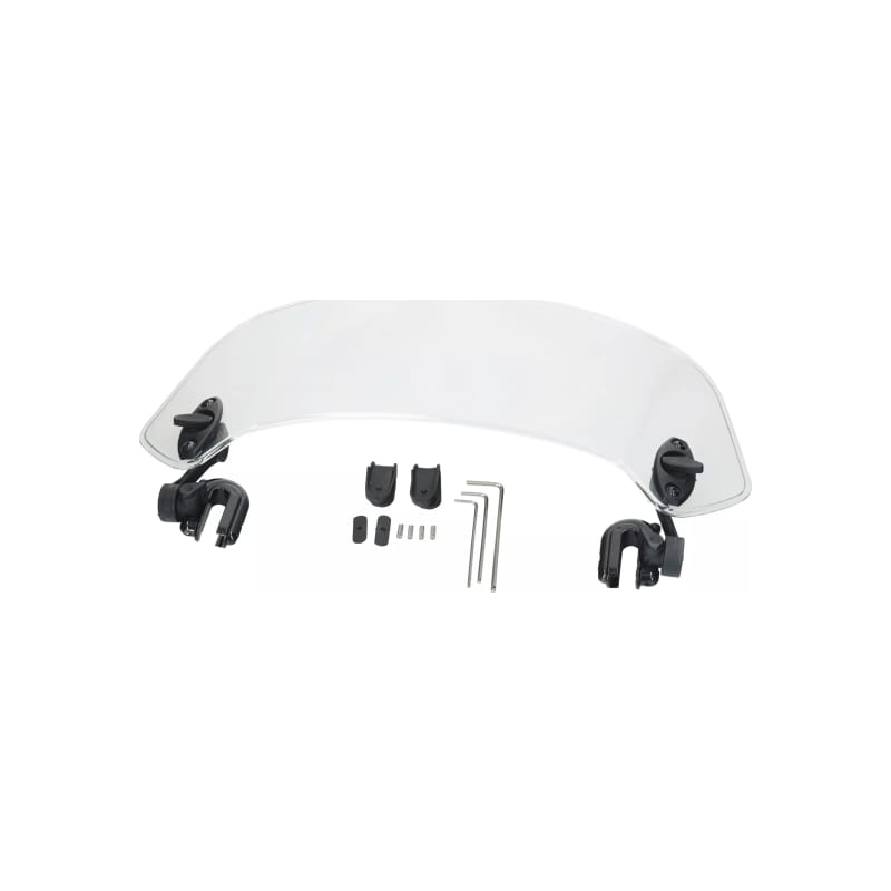 Deflektor motocyklowy do szyby przódej 26cm uniwersalny HLP przeźroczysty