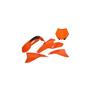 Komplet plastików UFO KTM SX 85 13-17 pomarańczowy biały OEM