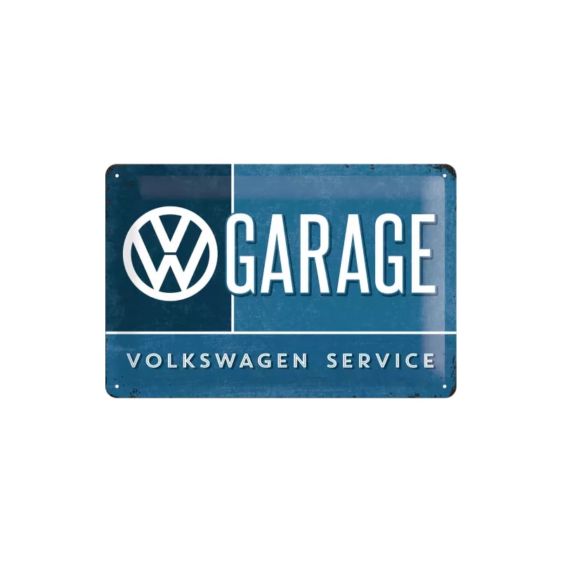 Plakat blaszany 20x30cm VW Garage