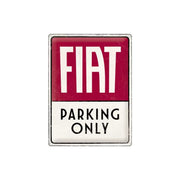 Plakat blaszany 30x40cm Fiat Parking Only