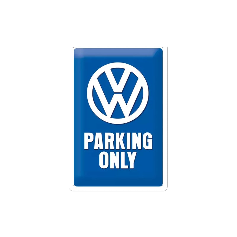 Plakat blaszany 20x30cm VW Parking Only