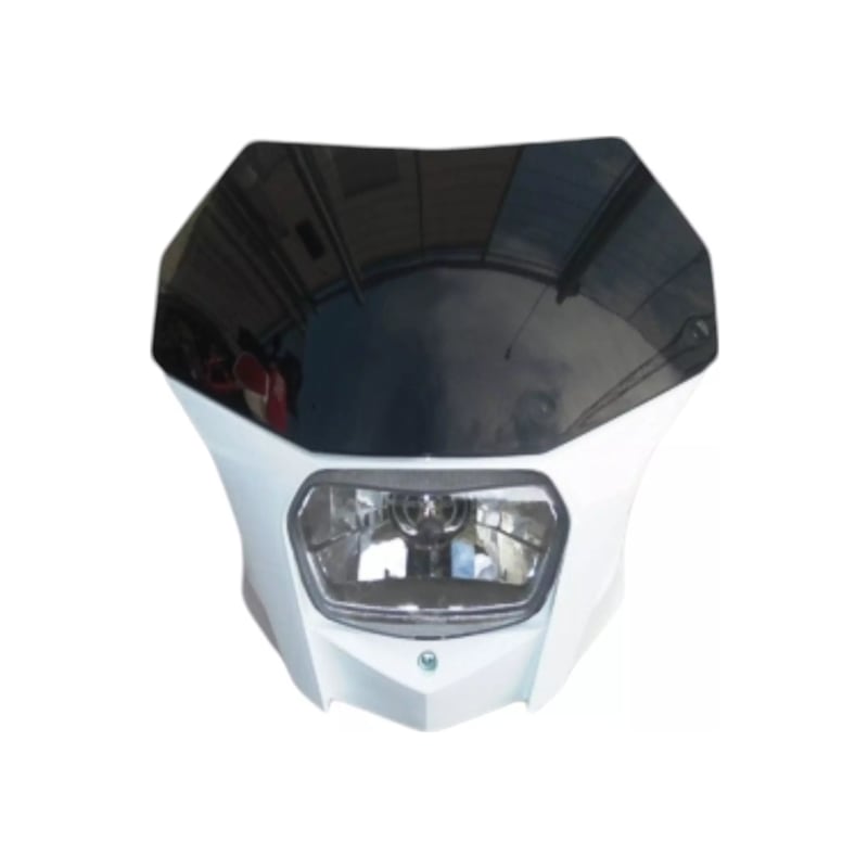 Lampa owiewka przód Circuit Bagus biało-czarny