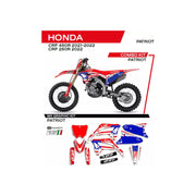 Okleina motocyklowa UFO Patriot Honda CRF 250R 22 CRF 450R 21-22 czerwony