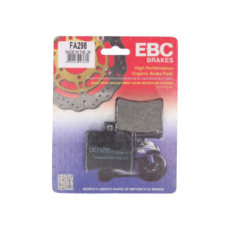 Klocki hamulcowe EBC FA 298 (2 szt.)