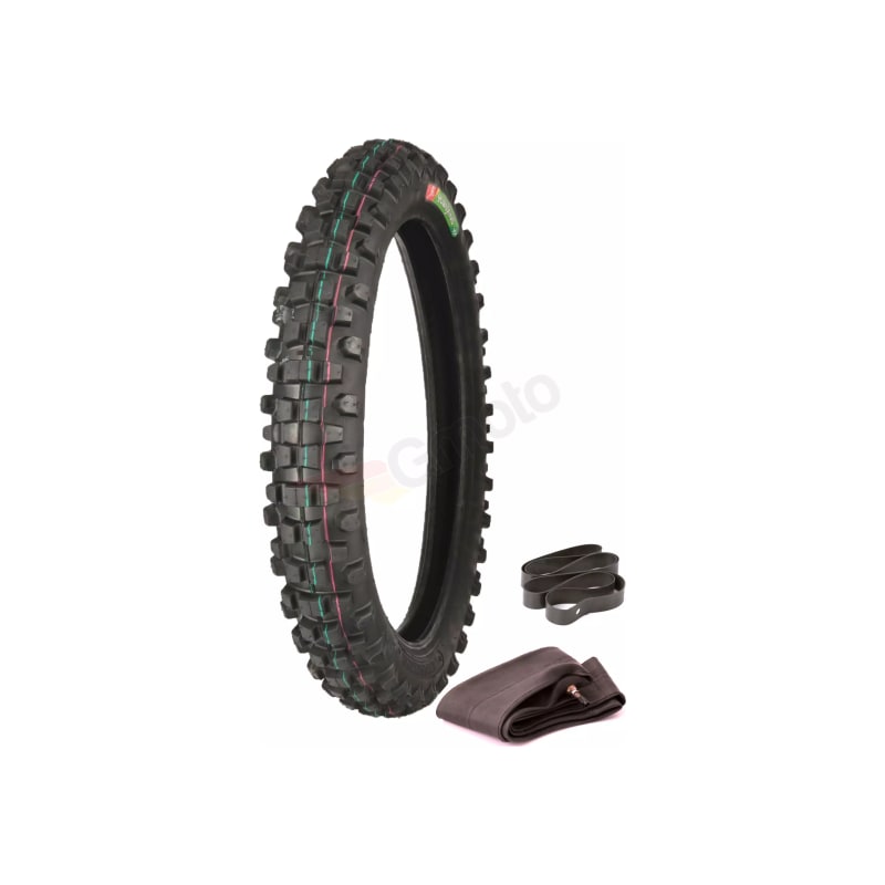 Opona kostka + dętka + fartuch Yuan Xing P204 cross enduro 18x3.00