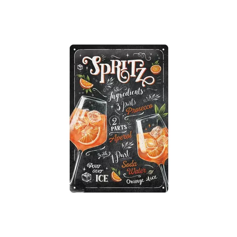 Plakat blaszany 20x30cm Aperol Spritz