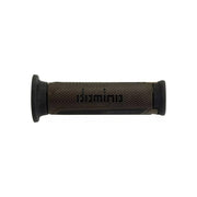 Manetki kierownicy Domino A350 Touring brązowy czarny 22mm 120mm otwarte