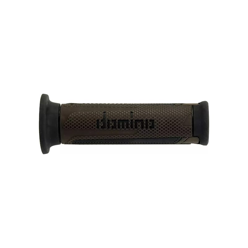 Manetki kierownicy Domino A350 Touring brązowy czarny 22mm 120mm otwarte