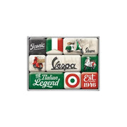 Magnesy na lodówkę zestaw 9szt. Vespa Italian Legend