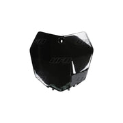 Tablica na numer startowy UFO 16 czarna