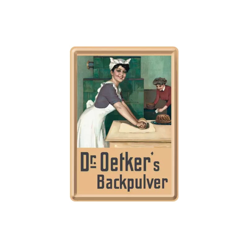 Pocztówka blaszana 14x10cm Dr. Oetker