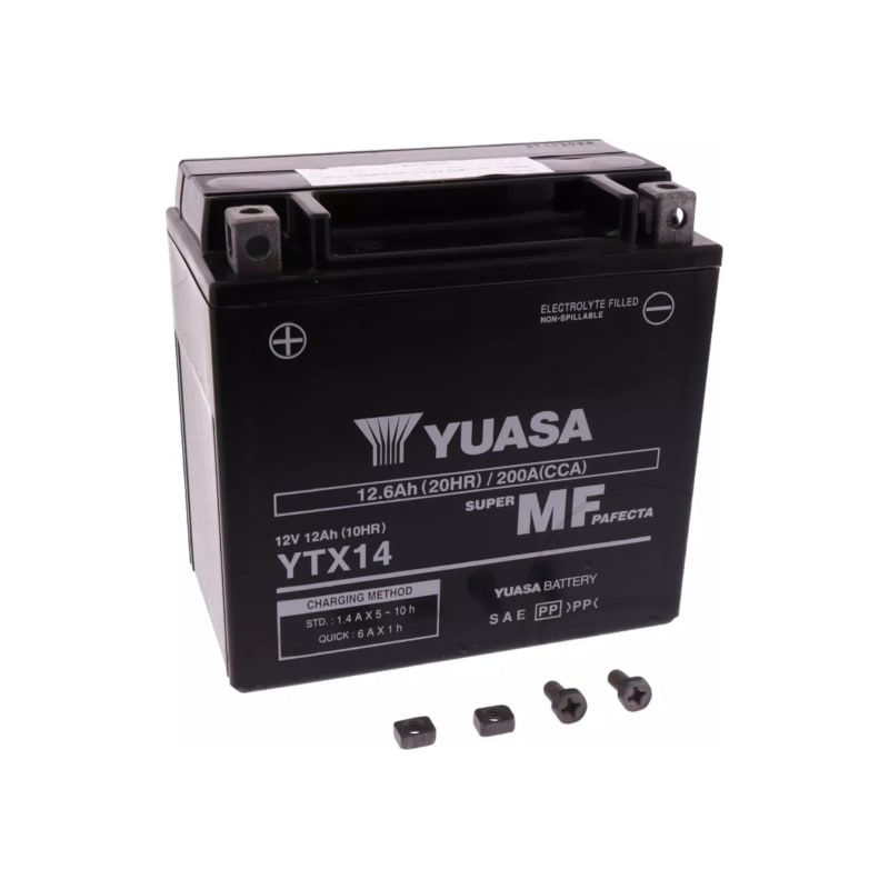 Akumulator bezobsługowy Yuasa YTX14 aktywowany