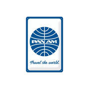 Plakat blaszany 20x30cm Pan Am -Travel Logo