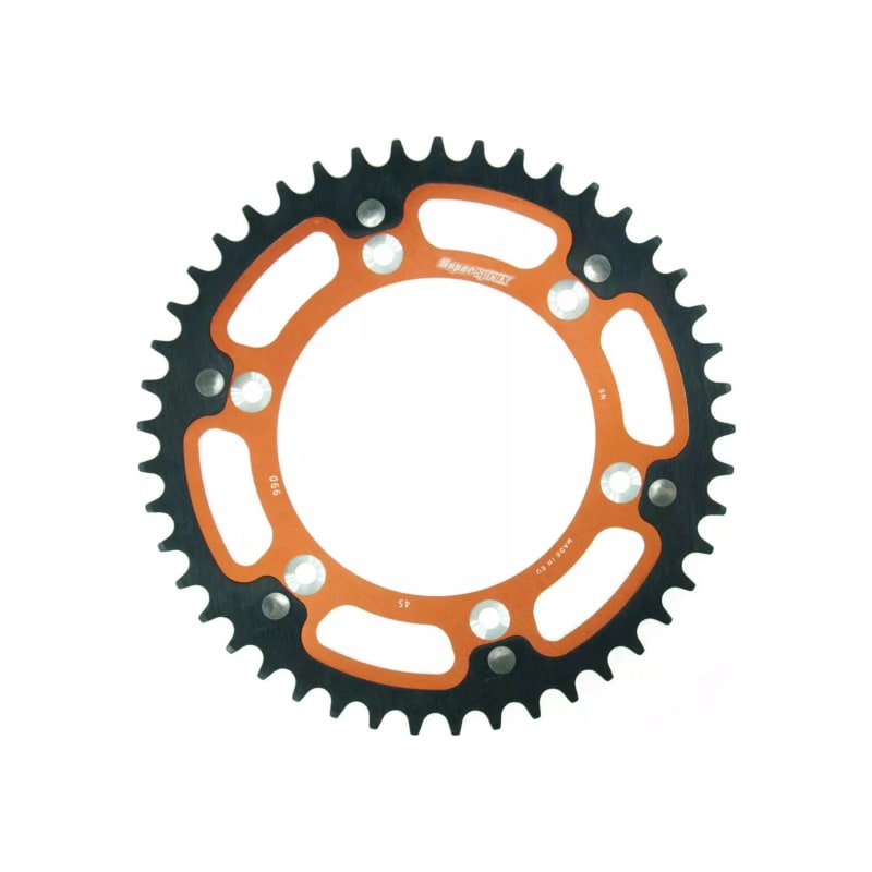Zębatka tył duraluminiowa Supersprox Stealth RST-990:45 45z rozmiar 520 pomarańczowy (JTR897.45)