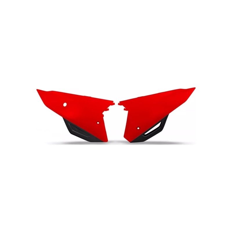 Komplet plastikowych osłon bocznych tylnych UFO Honda CRF 450 R RX 2021 czerwone