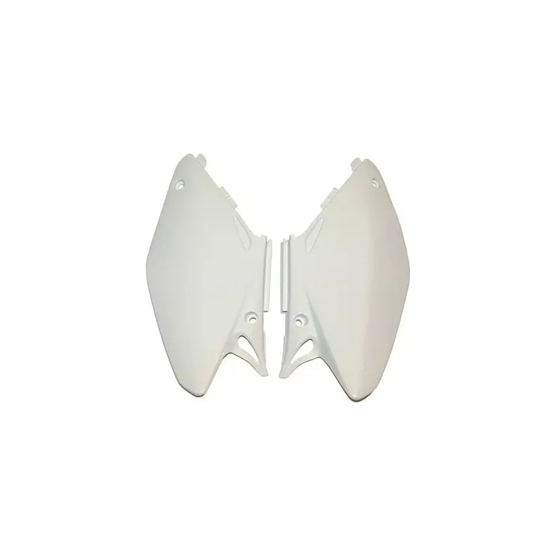 Komplet plastikowych osłon bocznych tylnych UFO Honda CR 125 250 02-07 białe