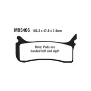 Klocki hamulcowe EBC FA 406 MXS (2 szt.)