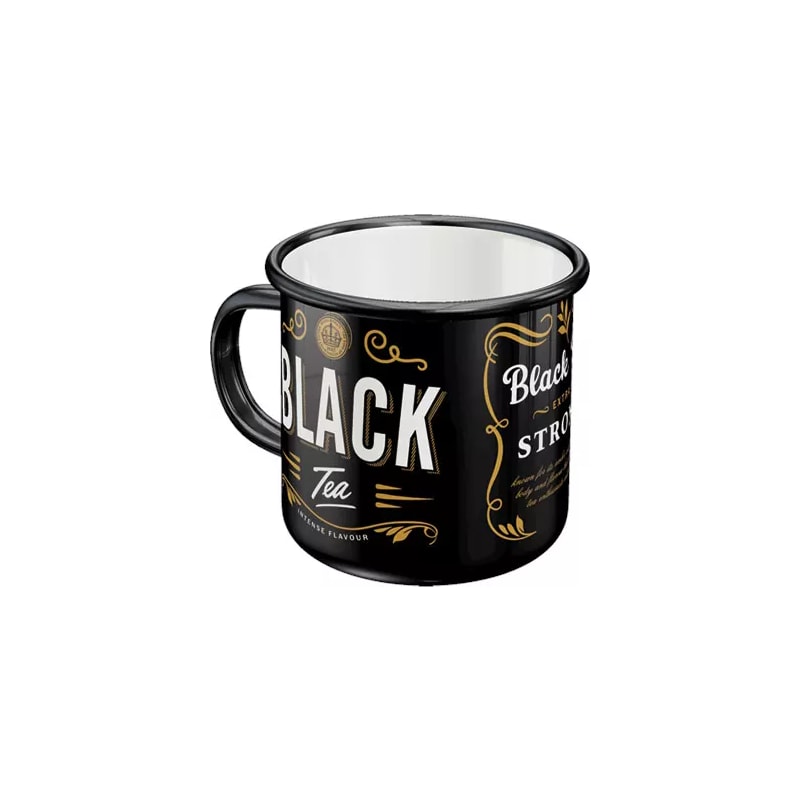 Kubek emaliowany Black Tea