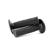 Manetki kierownicy Domino Cross czarny 22mm 123mm zamknięte