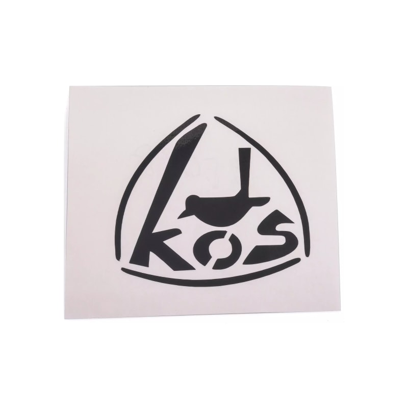 Naklejka pokrywy Kos - czarna WSK 125