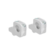 Adapter podwyższenie kierownicy HLP 25mm z przesunięciem 25mm + mocowanie 22/28mm srebrny