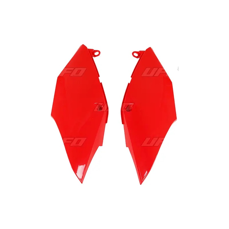 Komplet plastikowych osłon bocznych tylnych UFO Honda CRF 250R 18-20 CRF 450R RX 17-20 czerwone