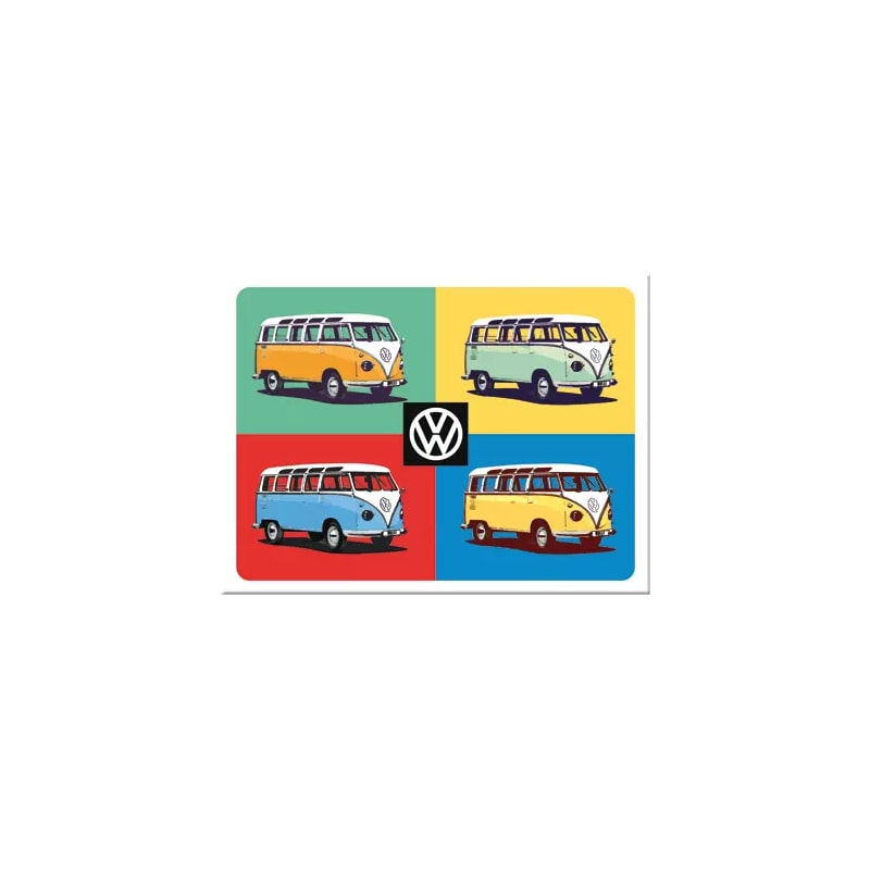 Magnes na lodówkę 6x8cm VW Bulli Pop Art