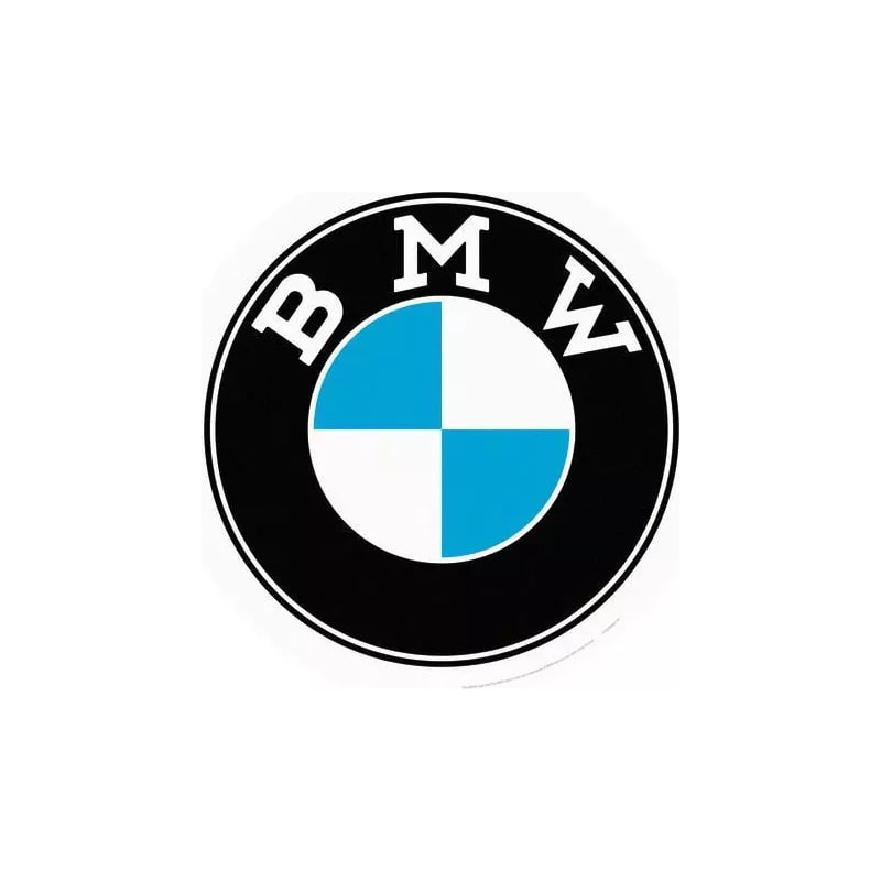 Tablica - plakat okrągły 35cm BMW logo