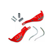Osłony rąk handbary aluminiowe UFO Jumpy supermoto 28 mm czerwone