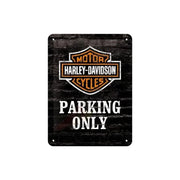Plakat blaszany 15x20cm Skarbonka beczka Service pasuje do Harley Davidson