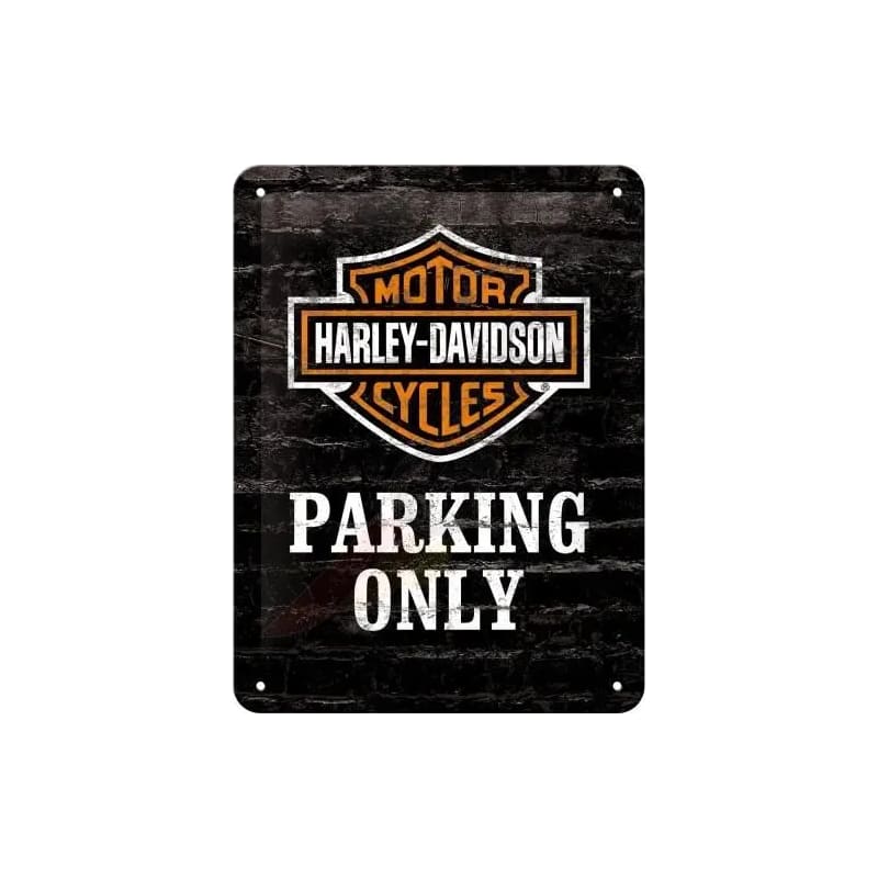 Plakat blaszany 15x20cm Skarbonka beczka Service pasuje do Harley Davidson