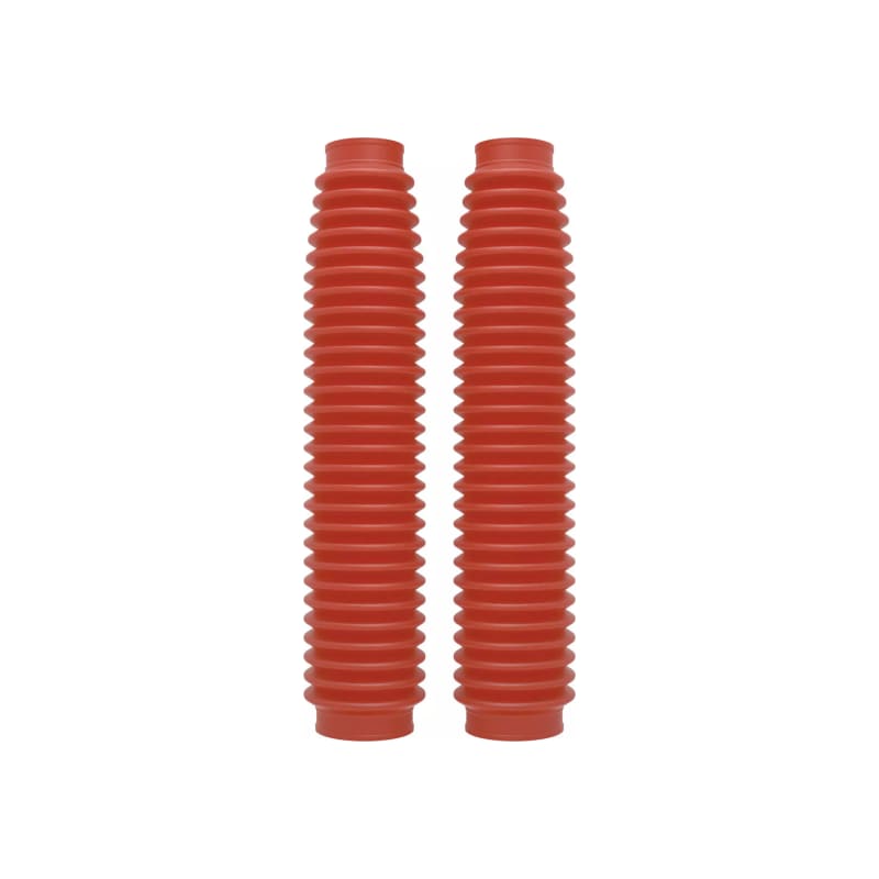 Osłony gumowe przedniego zawieszenia Polisport 350 x 41mm czerwone
