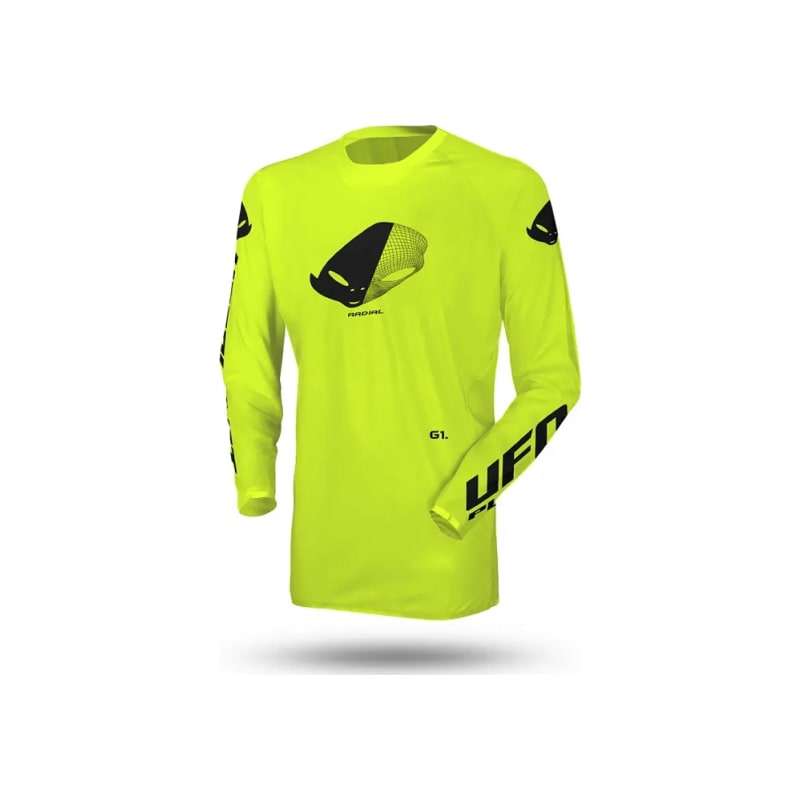 Bluza cross enduro UFO Slim Radial żółty fluo L