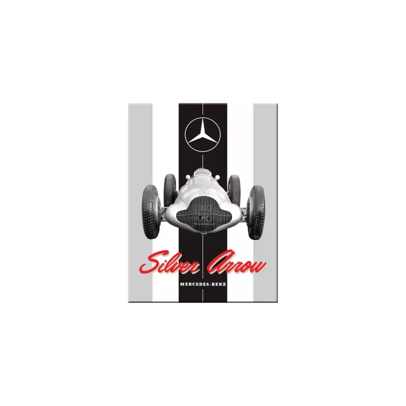 Magnes na lodówkę 6x8cm Mercedes-Benz-Silver Arro
