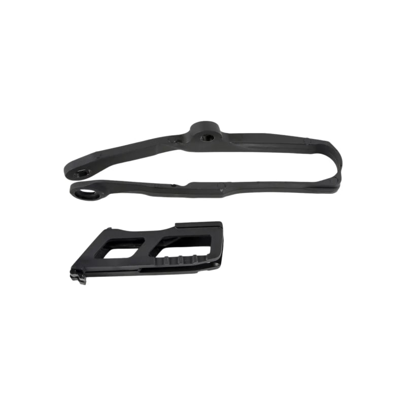 Zestaw UFO ślizg i prowadnica Kawasaki KXF 250 17-20 KXF 450 16-18 czarny