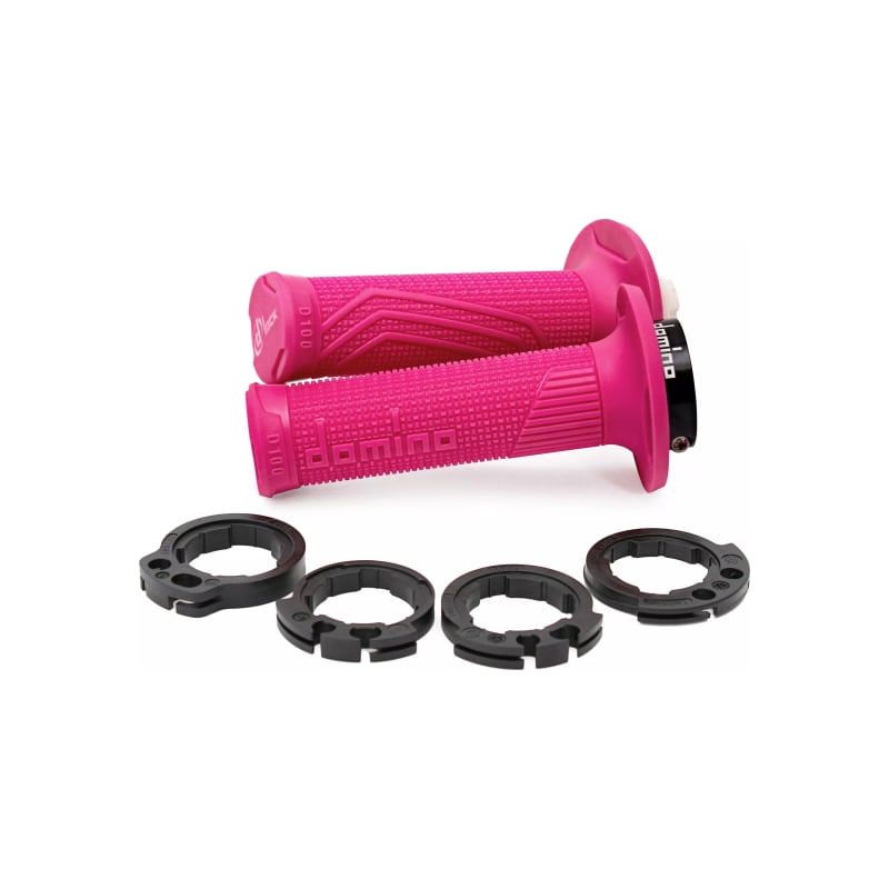 Manetki kierownicy Domino D-Lock D100 Off-Road 2 linki fuksja