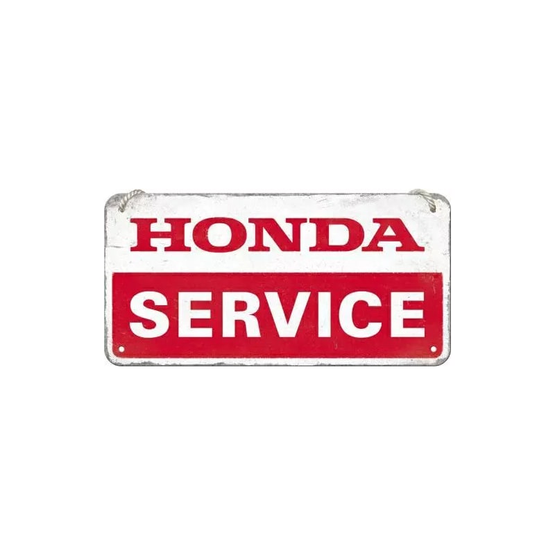 Zawieszka blaszana na ścianę 10x20cm Honda MC Service