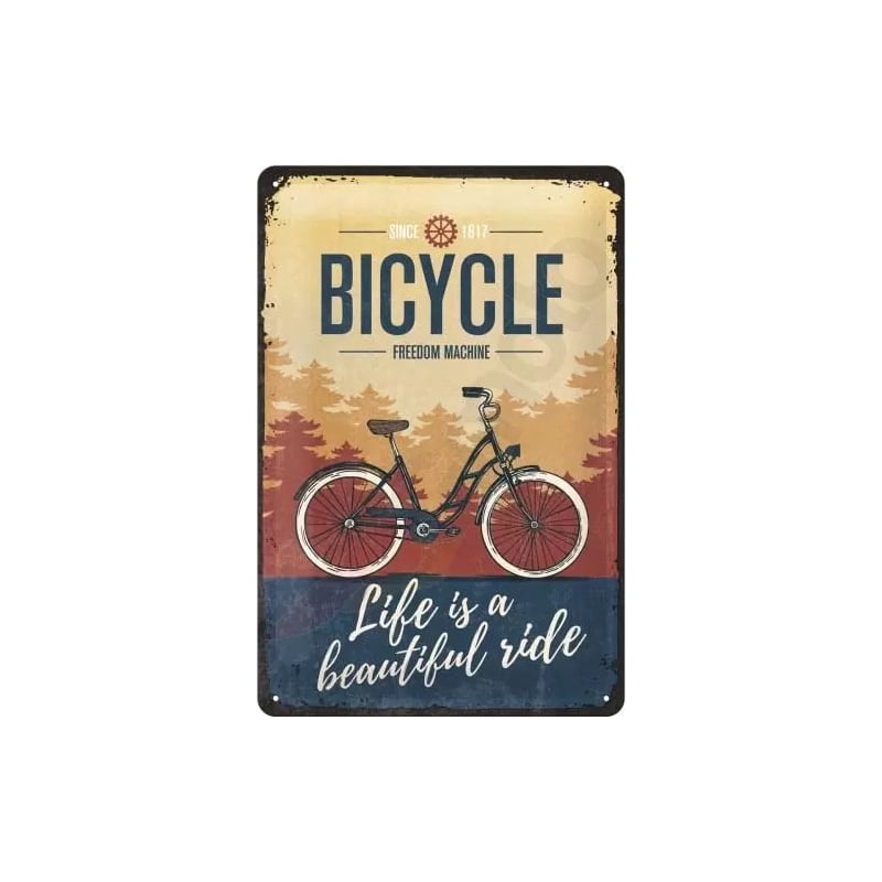 Plakat blaszany 20x30cm Bicycle Ride