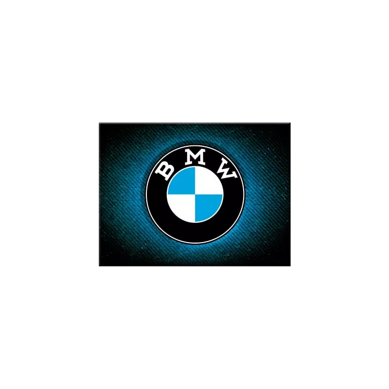 Magnes na lodówkę 6x8cm BMW Logo Blue Shine
