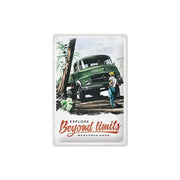 Plakat blaszany 20x30cm Mercedes Daimler Truck Beyond Limits