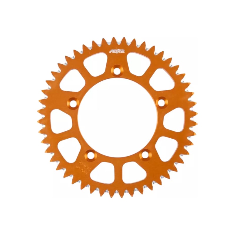 Zębatka tył aluminiowa Sunstar SUN5-2481-46OR 46z rozmiar 428 (JTR895.46) pomarańczowa