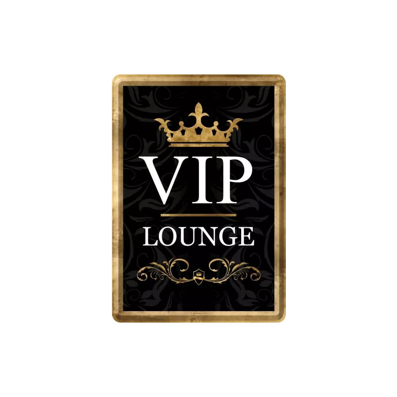 Pocztówka blaszana 14x10cm VIP Lounge