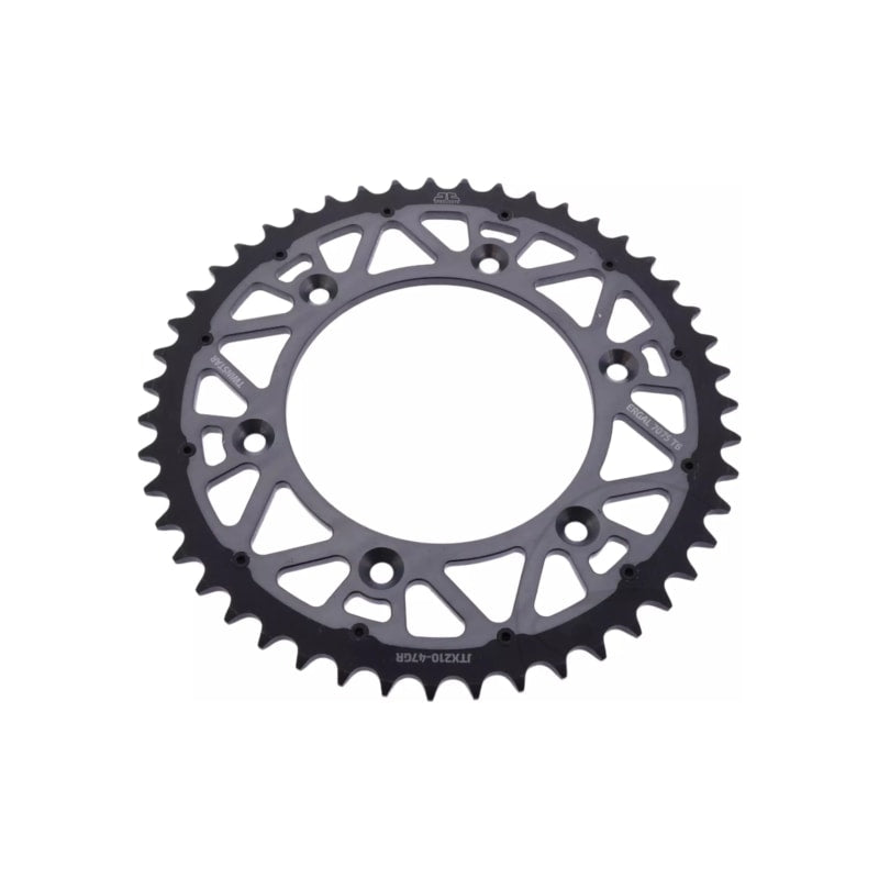 Zębatka tył duraluminiowa JT JTX210.49GR 49z rozmiar 520 szara