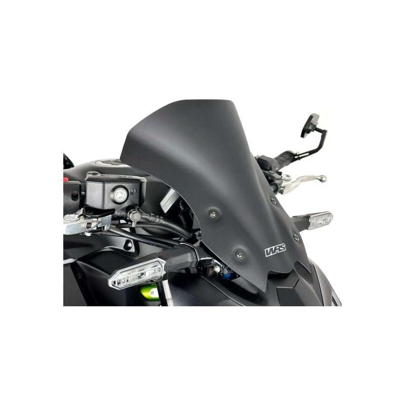 Szyba motocyklowa WRS Touring Kawasaki Z 900 czarny mat