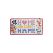 Zawieszka blaszana na ścianę 10x20cm Home Sweet Home